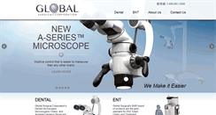 Desktop Screenshot of globalsurgical.com